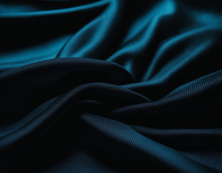 Professional designer background with expensive dark silk and fabric. Background for product presentations. High quality illustrationの素材