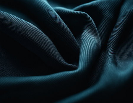 Professional designer background with expensive dark silk and fabric. Background for product presentations. High quality illustrationの素材