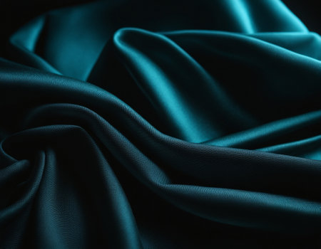 Professional designer background with expensive dark silk and fabric. Background for product presentations. High quality illustrationの素材