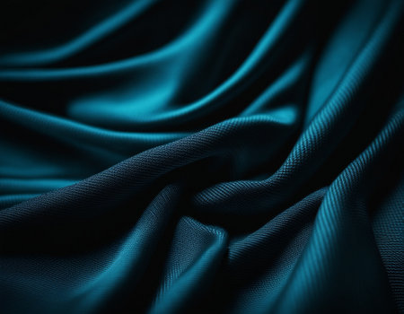 Professional designer background with expensive dark silk and fabric. Background for product presentations. High quality illustrationの素材