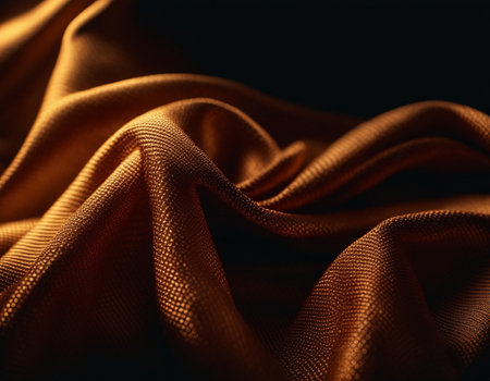Professional designer background with expensive dark silk and fabric. Background for product presentations. High quality illustrationの素材
