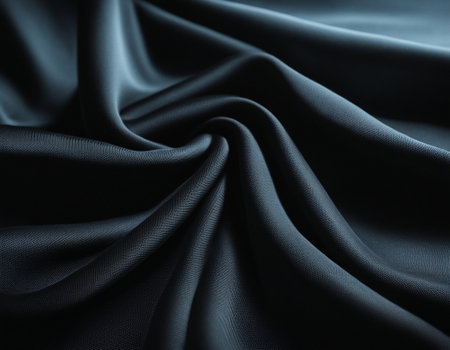 Professional designer background with expensive dark silk and fabric. Background for product presentations. High quality illustrationの素材