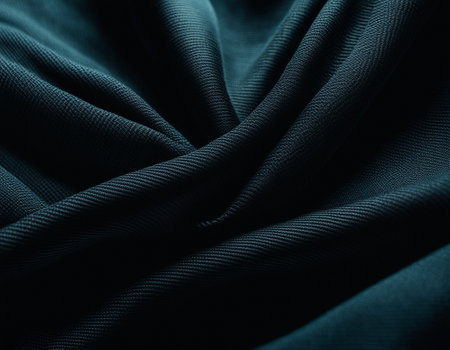 Professional designer background with expensive dark silk and fabric. Background for product presentations. High quality illustrationの素材