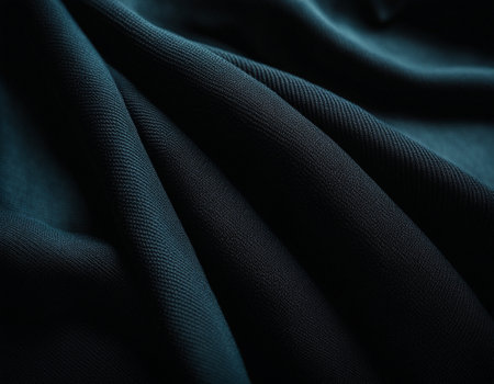 Professional designer background with expensive dark silk and fabric. Background for product presentations. High quality illustrationの素材