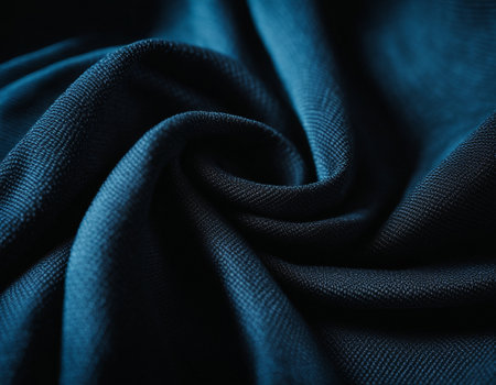 Professional designer background with expensive dark silk and fabric. Background for product presentations. High quality illustrationの素材