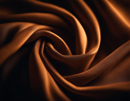 Professional designer background with expensive dark silk and fabric. Background for product presentations. High quality illustrationの素材