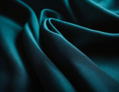 Professional designer background with expensive dark silk and fabric. Background for product presentations. High quality illustrationの素材