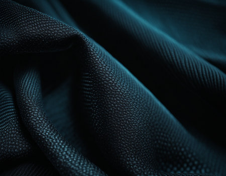 Professional designer background with expensive dark silk and fabric. Background for product presentations. High quality illustrationの素材