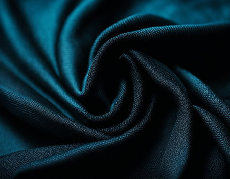 Professional designer background with expensive dark silk and fabric. Background for product presentations. High quality illustrationの素材