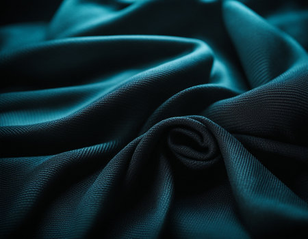 Professional designer background with expensive dark silk and fabric. Background for product presentations. High quality illustrationの素材