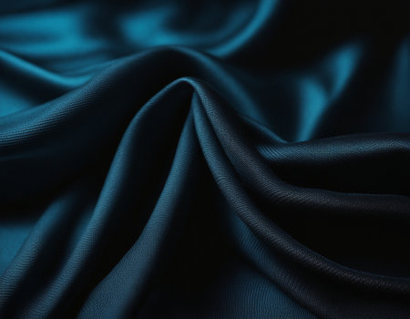 Professional designer background with expensive dark silk and fabric. Background for product presentations. High quality illustrationの素材