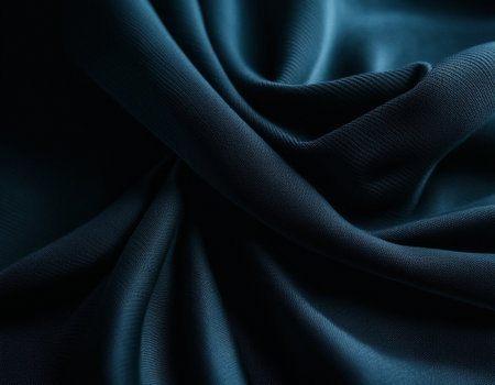 Professional designer background with expensive dark silk and fabric. Background for product presentations. High quality illustrationの素材