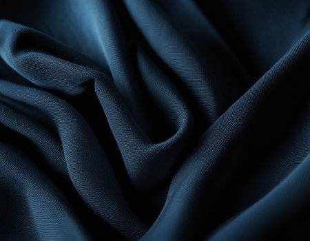 Professional designer background with expensive dark silk and fabric. Background for product presentations. High quality illustrationの素材