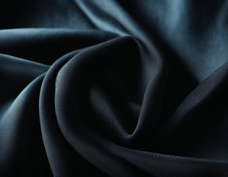 Professional designer background with expensive dark silk and fabric. Background for product presentations. High quality illustrationの素材