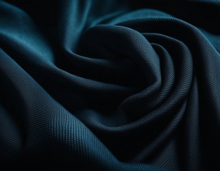 Professional designer background with expensive dark silk and fabric. Background for product presentations. High quality illustrationの素材