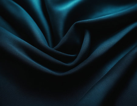 Professional designer background with expensive dark silk and fabric. Background for product presentations. High quality illustrationの素材