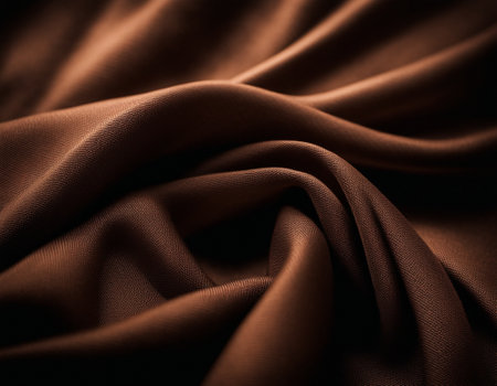 Professional designer background with expensive dark silk and fabric. Background for product presentations. High quality illustrationの素材