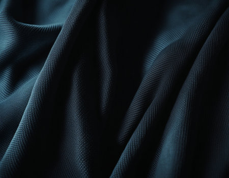 Professional designer background with expensive dark silk and fabric. Background for product presentations. High quality illustrationの素材