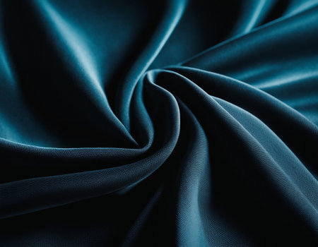 Professional designer background with expensive dark silk and fabric. Background for product presentations. High quality illustrationの素材