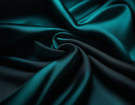 Professional designer background with expensive dark silk and fabric. Background for product presentations. High quality illustrationの素材