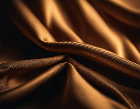 Professional designer background with expensive dark silk and fabric. Background for product presentations. High quality illustrationの素材