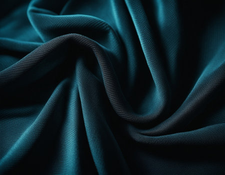 Professional designer background with expensive dark silk and fabric. Background for product presentations. High quality illustrationの素材