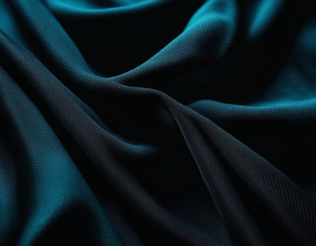 Professional designer background with expensive dark silk and fabric. Background for product presentations. High quality illustrationの素材
