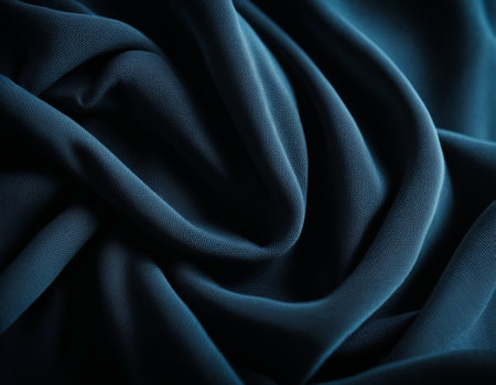 Professional designer background with expensive dark silk and fabric. Background for product presentations. High quality illustrationの素材