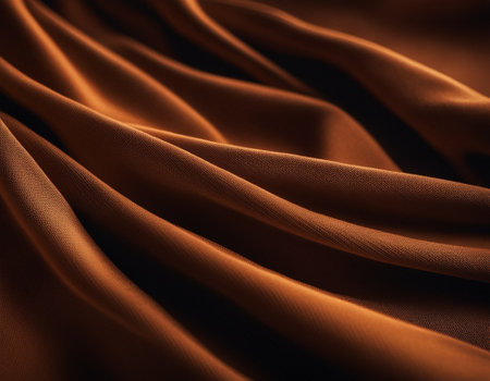 Professional designer background with expensive dark silk and fabric. Background for product presentations. High quality illustrationの素材
