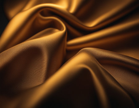 Professional designer background with expensive dark silk and fabric. Background for product presentations. High quality illustrationの素材