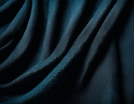 Professional designer background with expensive dark silk and fabric. Background for product presentations. High quality illustrationの素材