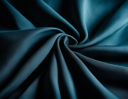 Professional designer background with expensive dark silk and fabric. Background for product presentations. High quality illustrationの素材