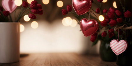 Beautiful background for Valentine's day. High quality illustrationの素材