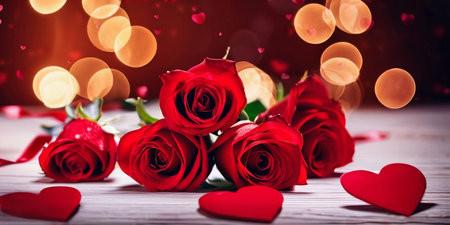 Beautiful background for Valentine's day. High quality illustrationの素材