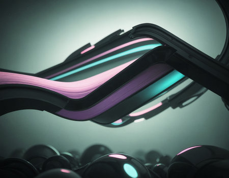 Abstract 3d background. High quality illustrationの素材