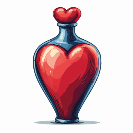 Love Potion Vector Icon. Vector illustrationの素材