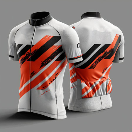 The design of men's sportswear. Collection 2024. Top. High quality illustrationの素材