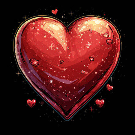 Colorful hearts pattern. Valentine's Day background. High quality photoの素材