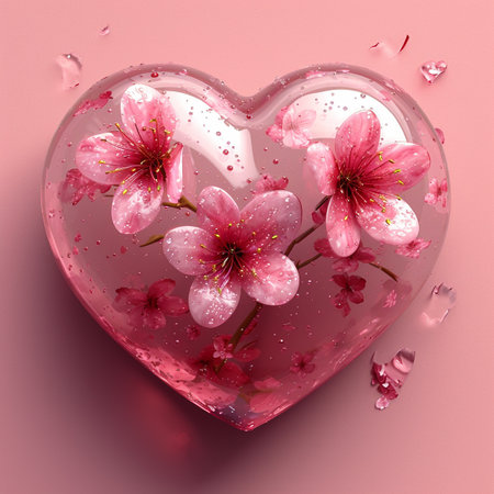Colorful hearts pattern. Valentine's Day background. High quality photoの素材