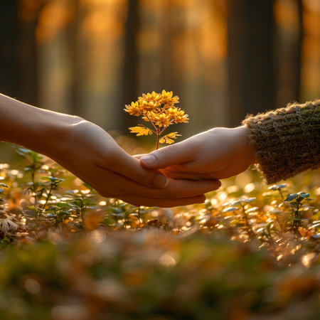 Support and care. A little magic and hope. Making the world a better place. High quality illustrationの素材