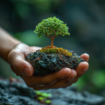 Support and care. A little magic and hope. Making the world a better place. High quality illustrationの素材