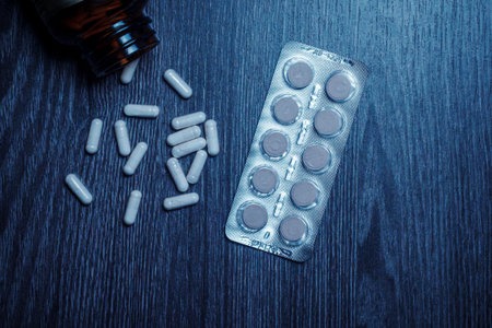 Medicines and medicines. Pills. High quality photo