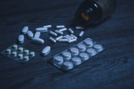 Medicines and medicines. Pills. High quality photoの写真素材