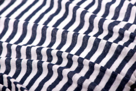 Striped cloth. Horizontall blue stripes. Clothing sailor Background