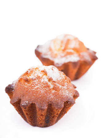 cupcake isolated on a white background.