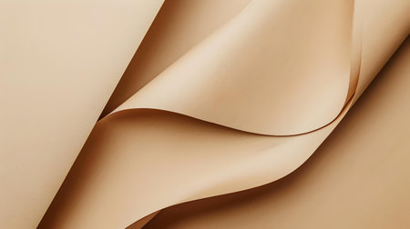 Abstract beige curves with a smooth texture. ideal for modern design backgrounds and minimalist aesthetics. A.I.の素材