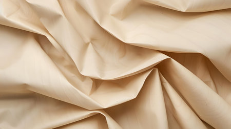 Beige fabric texture with delicate folds. perfect for design backdrops and stylish projects. A.I.の素材