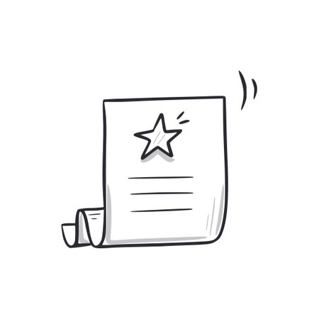 Bonus reward program doodle icon. Bonus voucher hand drawn sketch style icon. Loyalty program, gift point doodle drawn concept. Vector illustration.のイラスト素材