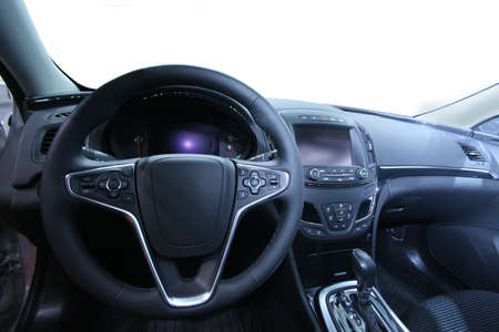 salon of expensive car new luxuryの写真素材