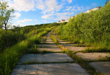 road to new country residential district